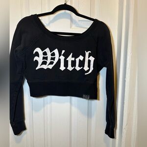 Killstar ‘Witch’ Crop Crew Sweatshirt